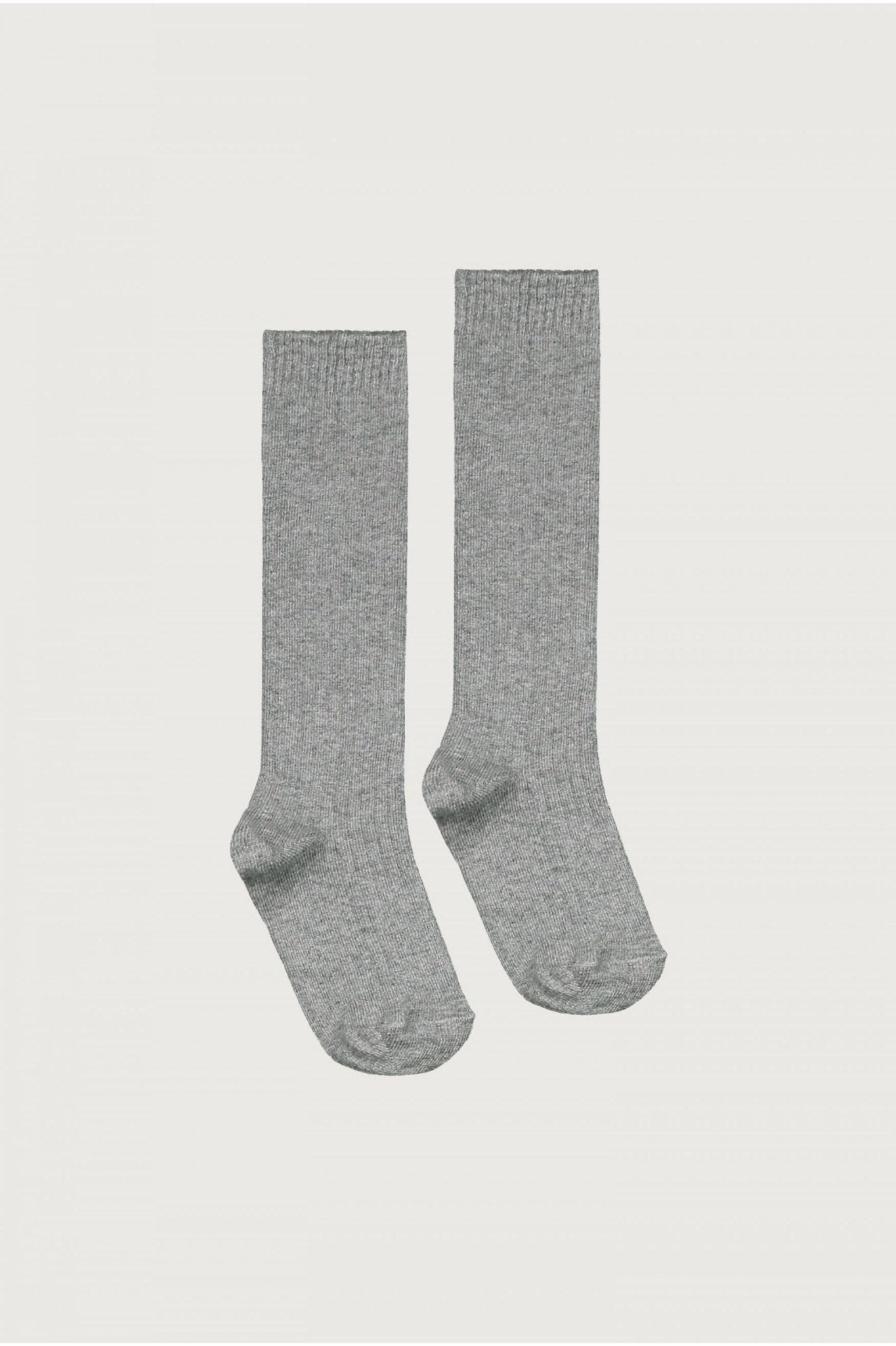 Long Ribbed Socks | Grey Melange van Gray Label | Kids Conceptstore Le Fanfare