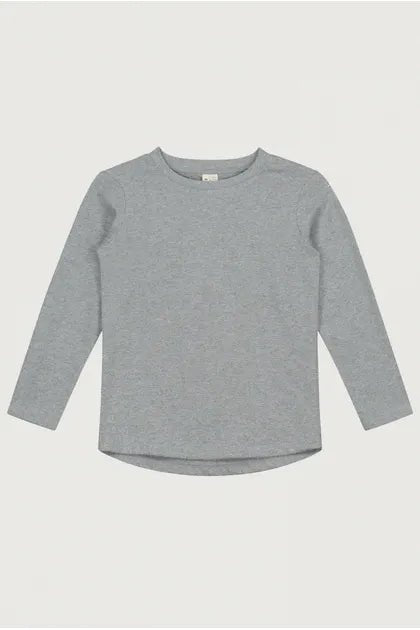 Longsleeve Tee Grey Melange van Gray Label | Kids Conceptstore Le Fanfare