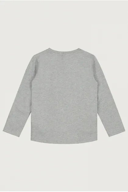 Longsleeve Tee Grey Melange van Gray Label | Kids Conceptstore Le Fanfare