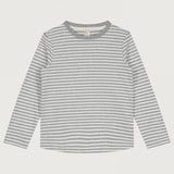 Longsleeve Tee Grey Melange Off White van Gray Label | Kids Conceptstore Le Fanfare