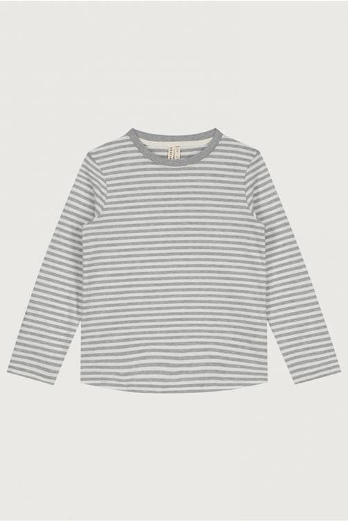 Longsleeve Tee Grey Melange Off White van Gray Label | Kids Conceptstore Le Fanfare