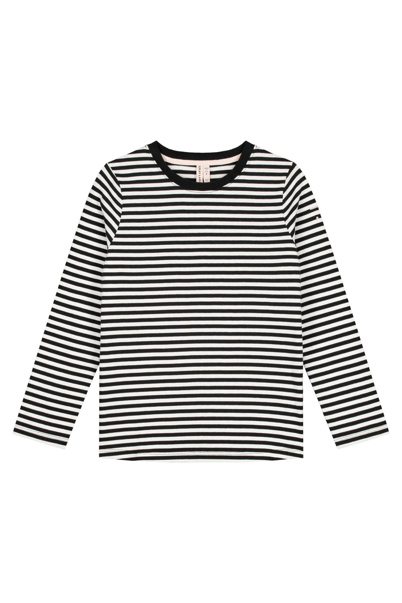 Longsleeve Tee Nearly Black - Off White van Gray Label | Kids Conceptstore Le Fanfare