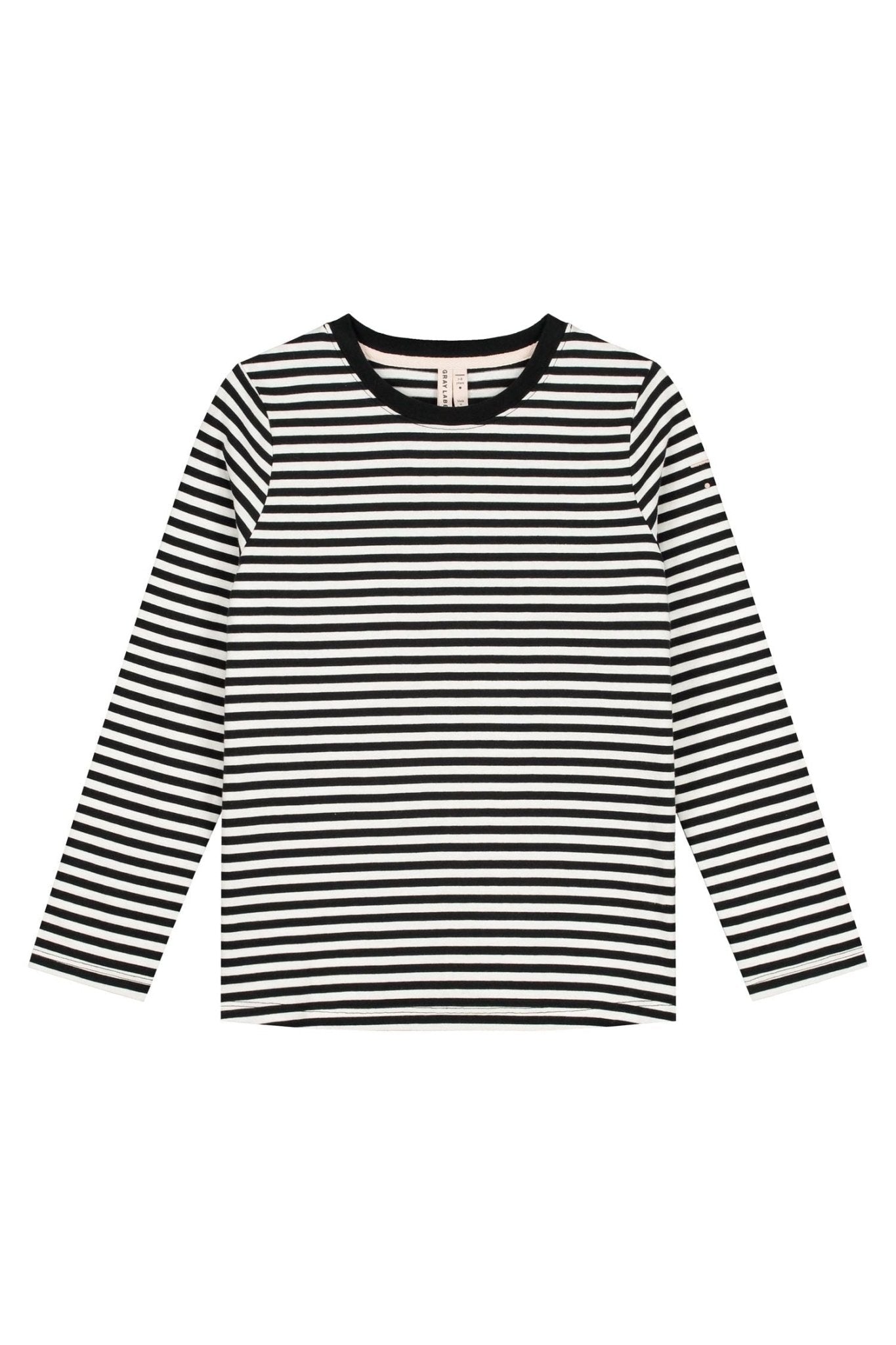 Longsleeve Tee Nearly Black - Off White van Gray Label | Kids Conceptstore Le Fanfare