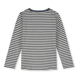 Longsleeve Tee | New Fit | Blue Grey - Cream van Gray Label | Kids Conceptstore Le Fanfare