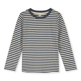 Longsleeve Tee | New Fit | Blue Grey - Cream van Gray Label | Kids Conceptstore Le Fanfare