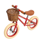Loopfiets vintage banwood - rood van Banwood | Kids Conceptstore Le Fanfare