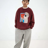 Loose ease pants - Light mixed grey van Repose AMS | Kids Conceptstore Le Fanfare