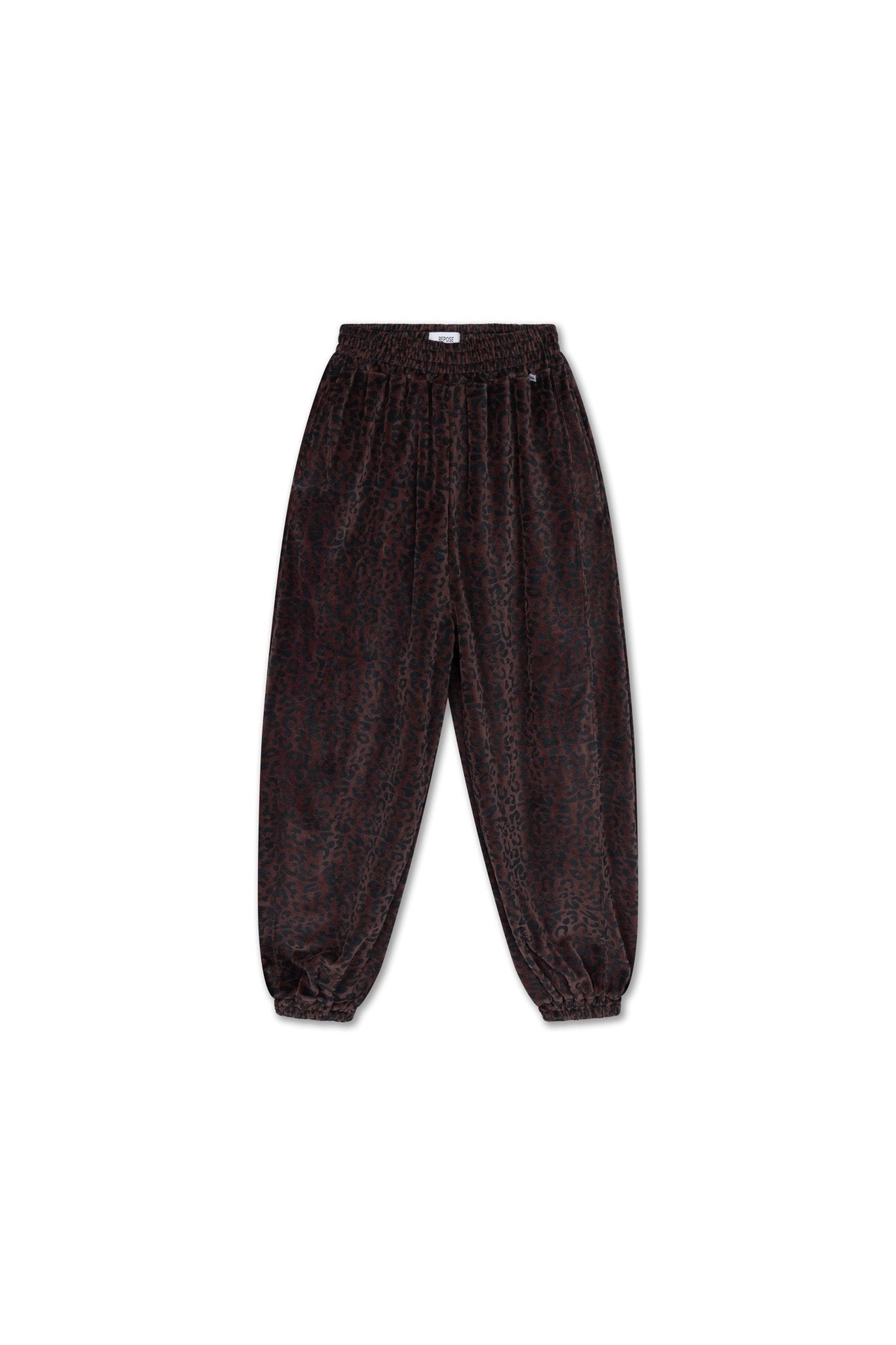 Loose fit sweatpants - Chocolate leopard van Repose AMS | Kids Conceptstore Le Fanfare