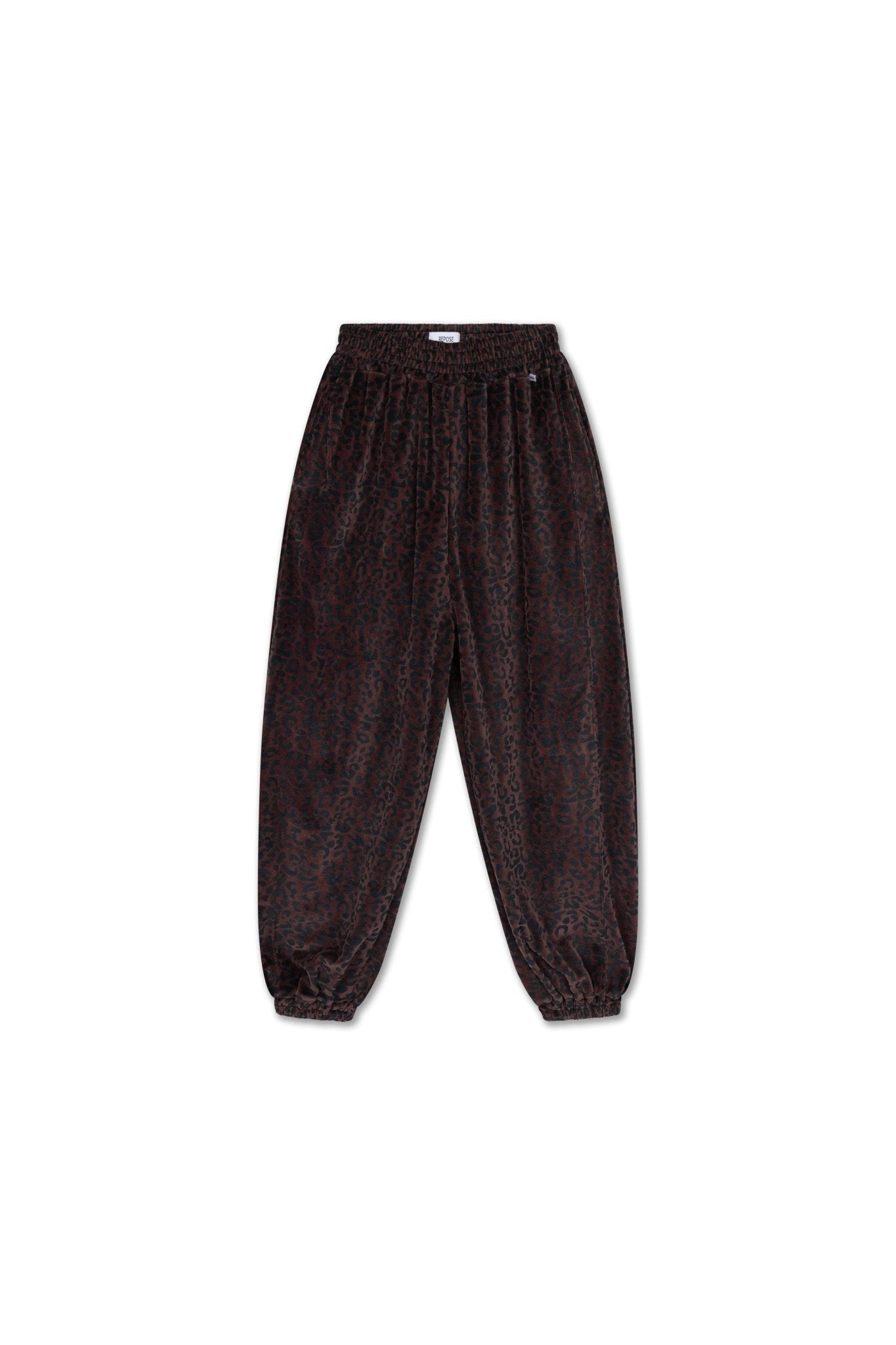 Loose fit sweatpants - Chocolate leopard van Repose AMS | Kids Conceptstore Le Fanfare