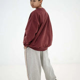 Loose ease pants - Light mixed grey