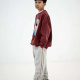 Loose ease pants - Light mixed grey