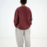 Loose ease pants - Light mixed grey