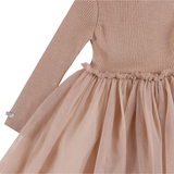Lotus Dress - Light Coral van Donsje Amsterdam | Kids Conceptstore Le Fanfare