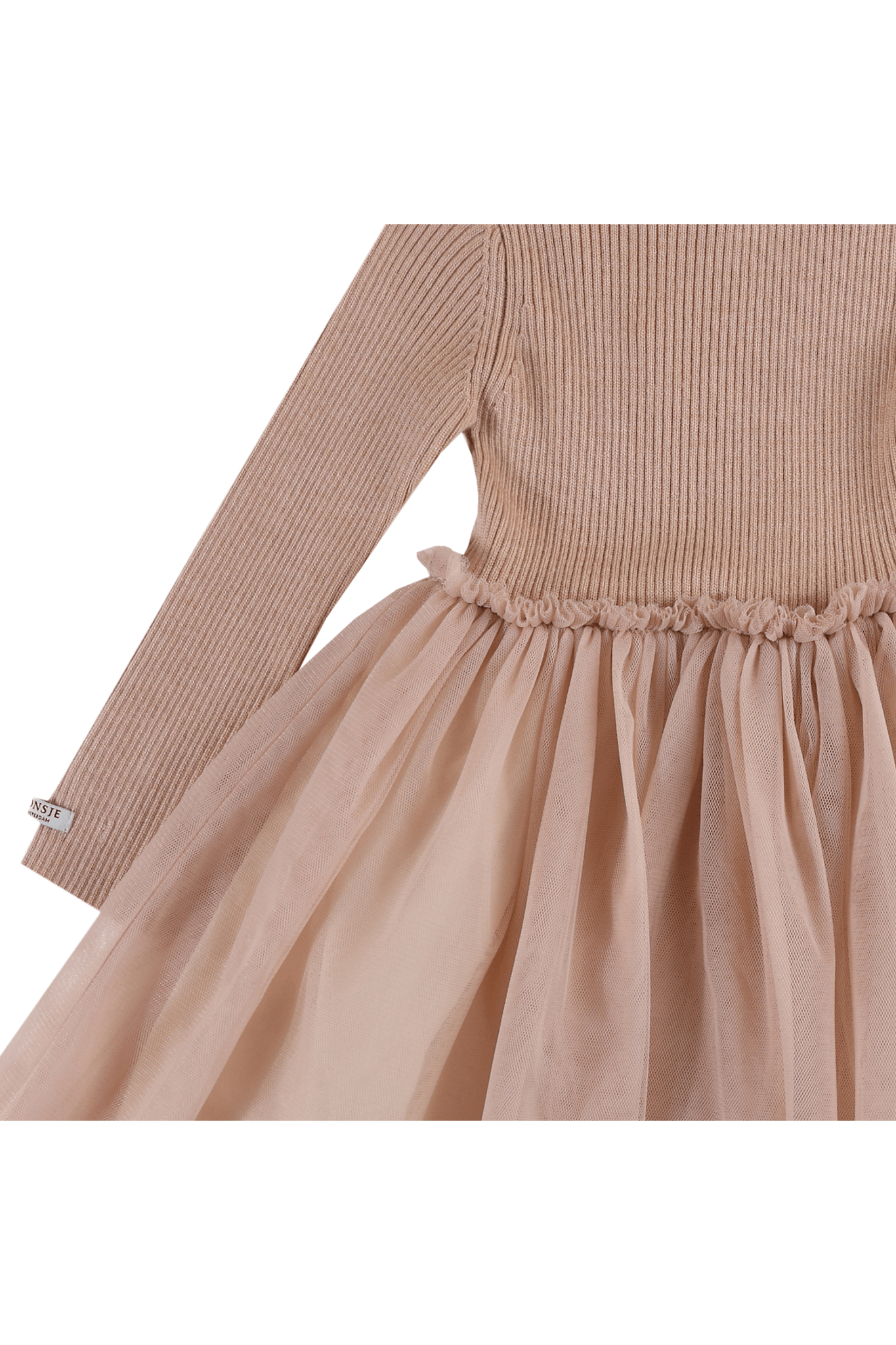 Lotus Dress - Light Coral van Donsje Amsterdam | Kids Conceptstore Le Fanfare