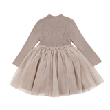 Lotus Dress - Rose Grey van Donsje Amsterdam | Kids Conceptstore Le Fanfare