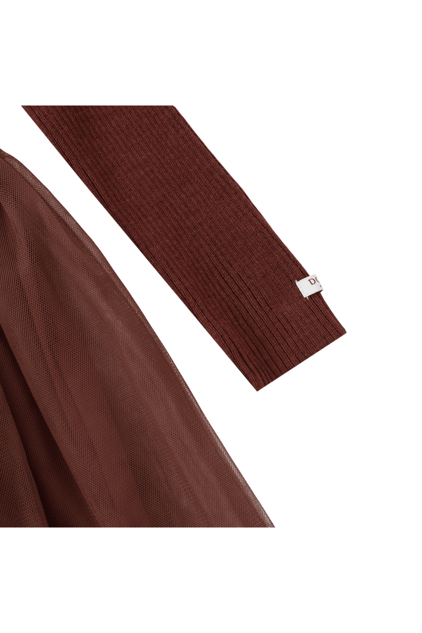 Lotus Dress - Rustic Brown van Donsje Amsterdam | Kids Conceptstore Le Fanfare