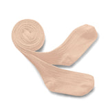 Louise - Ribbed Tights - Sorbet van Collegien | Kids Conceptstore Le Fanfare