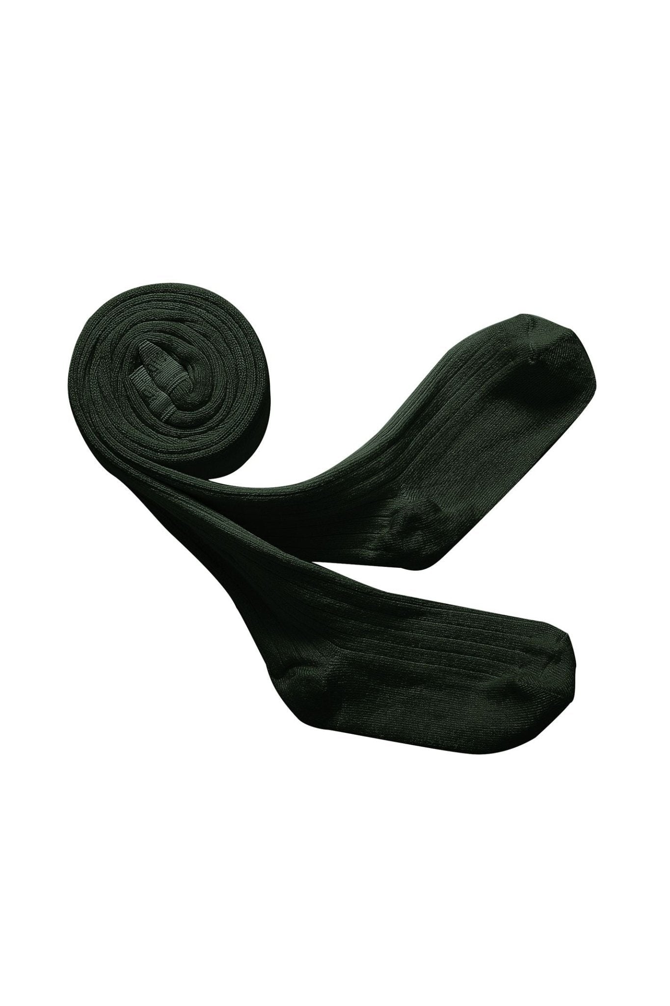 Louise - Ribbed Tights - Vert Foret van Collegien | Kids Conceptstore Le Fanfare