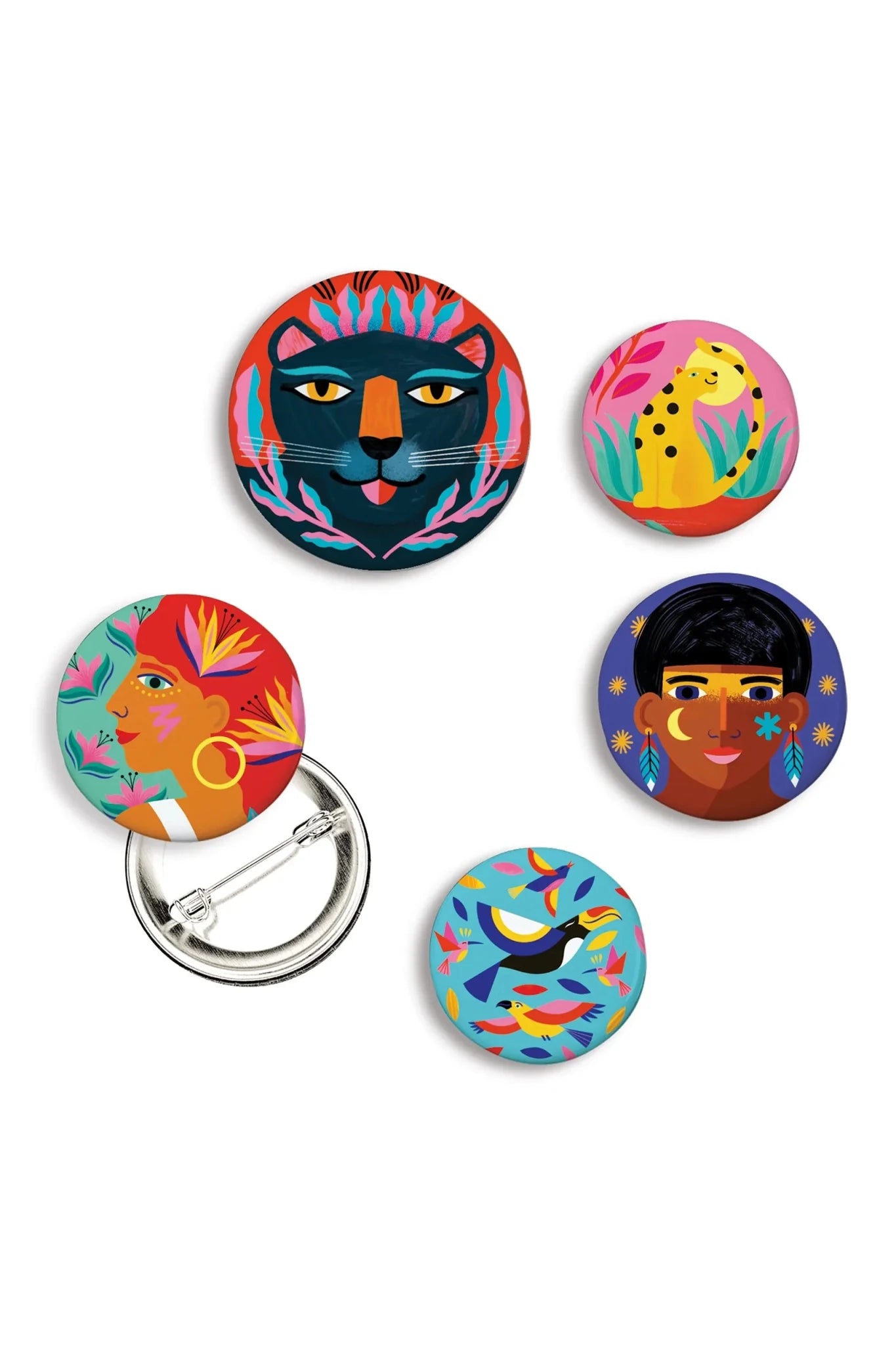 Lovely badges Wild van Djeco | Kids Conceptstore Le Fanfare