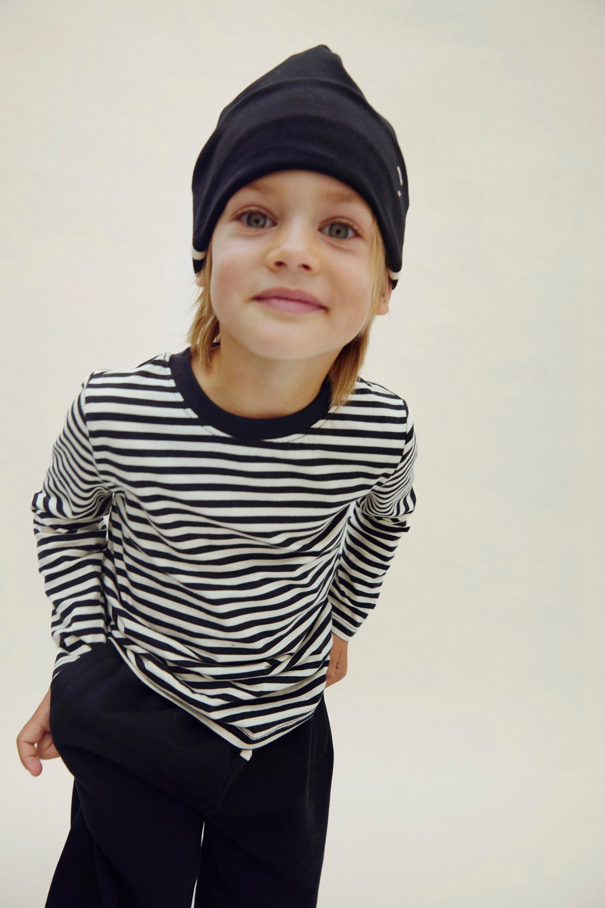 L/S Tee | Pirate Black - Cream van Gray Label | Kids Conceptstore Le Fanfare