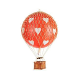 Luchtballon Travels Light - Red Hearts van Authentic Models | Kids Conceptstore Le Fanfare