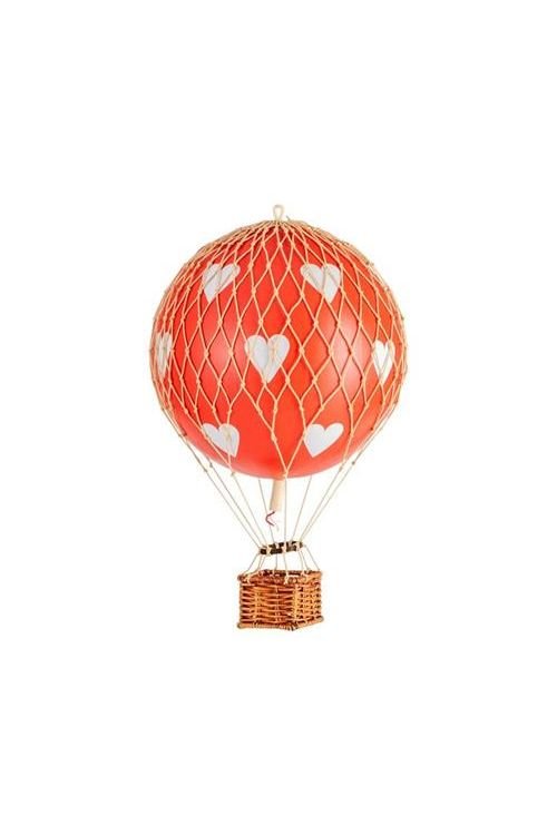 Luchtballon Travels Light - Red Hearts van Authentic Models | Kids Conceptstore Le Fanfare