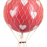 Luchtballon Travels Light - Red Hearts van Authentic Models | Kids Conceptstore Le Fanfare