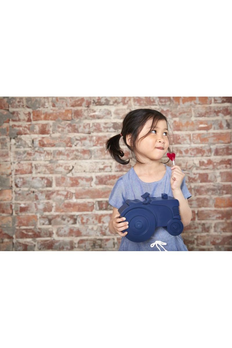 Lunch box 2 compartimenten tractor navy van Blafre | Kids Conceptstore Le Fanfare