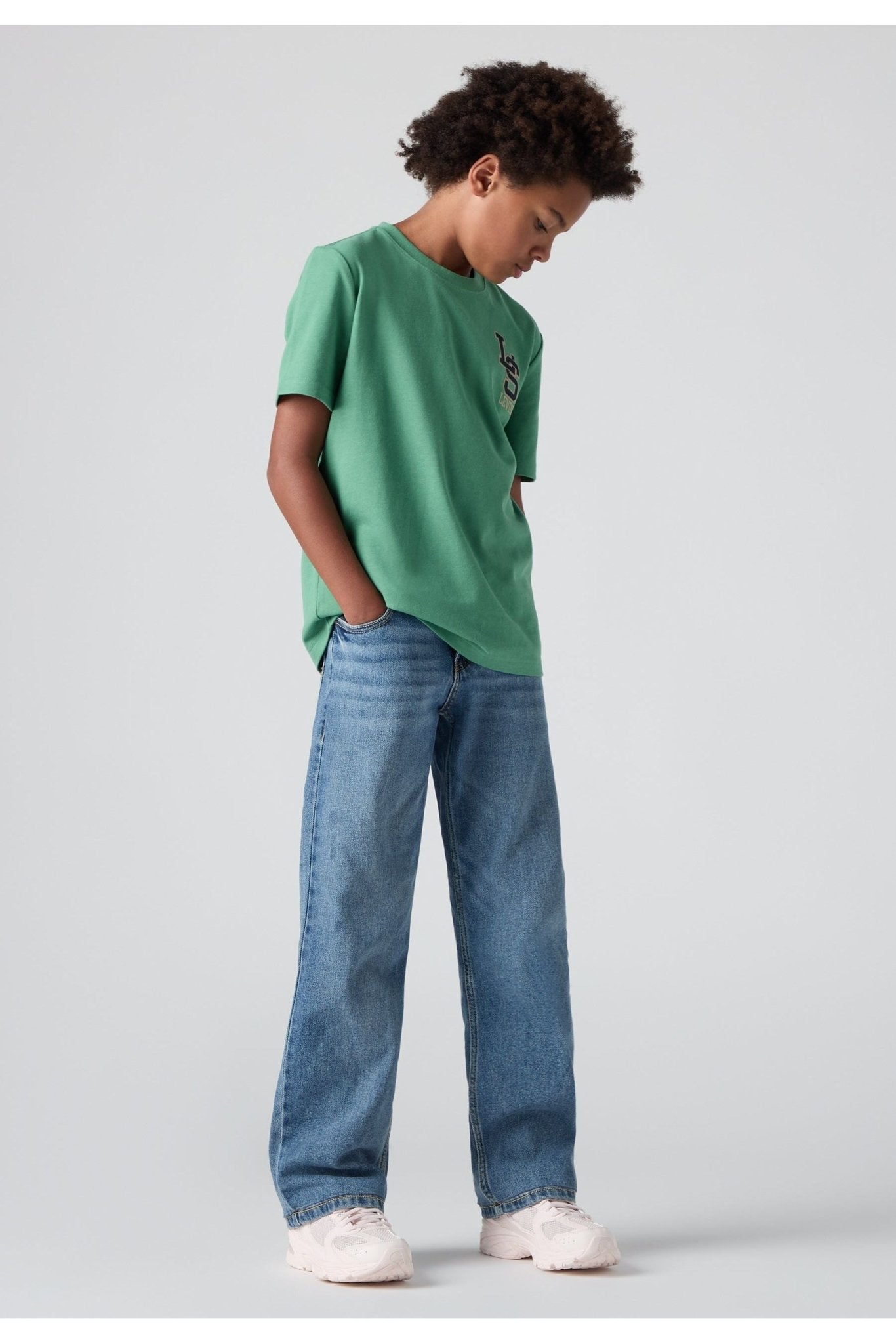 LVB 555 Relaxed Straight Jeans - Burbank van Levi's | Kids Conceptstore Le Fanfare