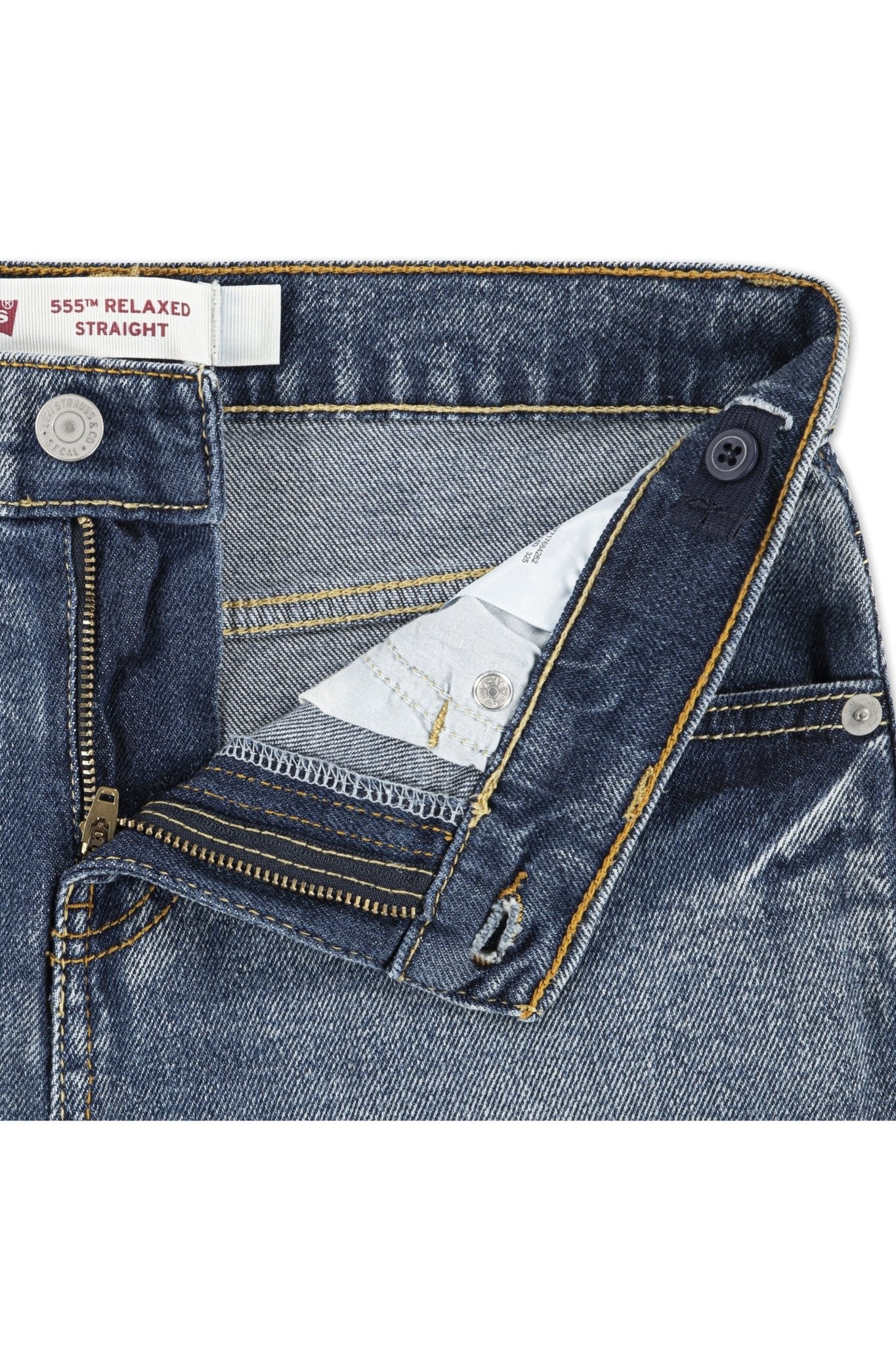 LVB 555 Relaxed Straight Jeans - Burbank van Levi's | Kids Conceptstore Le Fanfare