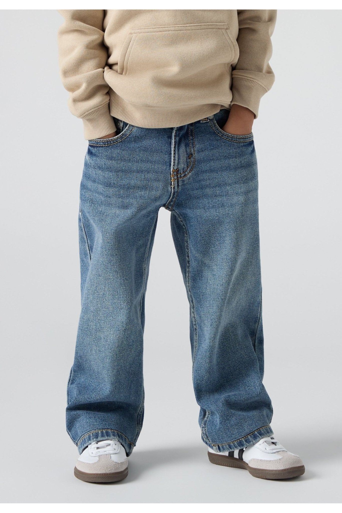 LVB 555 Relaxed Straight Jeans - Burbank van Levi's | Kids Conceptstore Le Fanfare