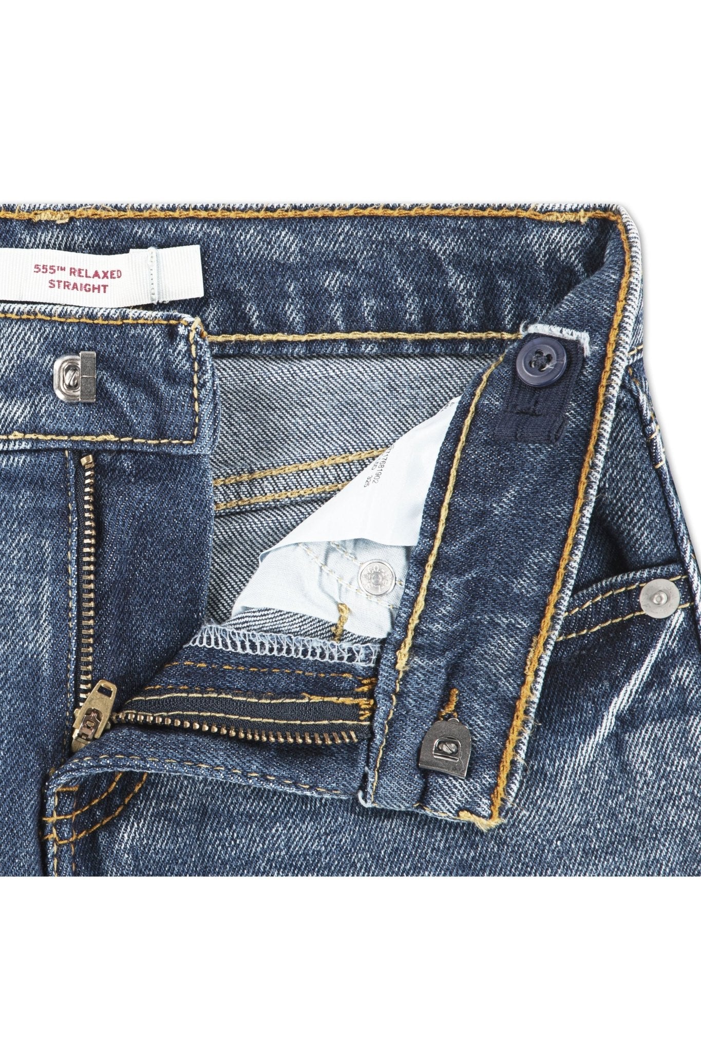 LVB 555 Relaxed Straight Jeans - Burbank van Levi's | Kids Conceptstore Le Fanfare
