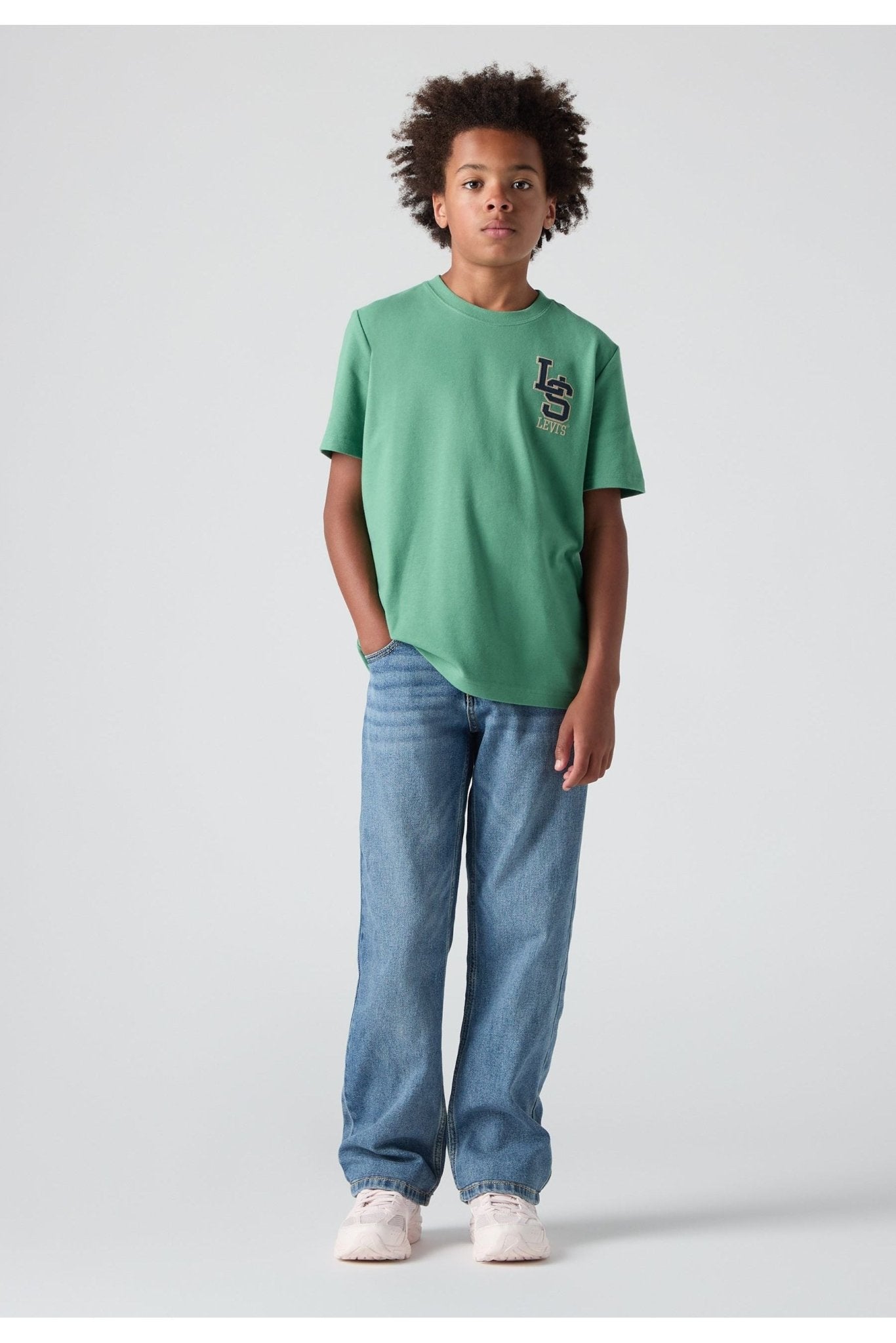 LVB 555 Relaxed Straight Jeans - Burbank van Levi's | Kids Conceptstore Le Fanfare