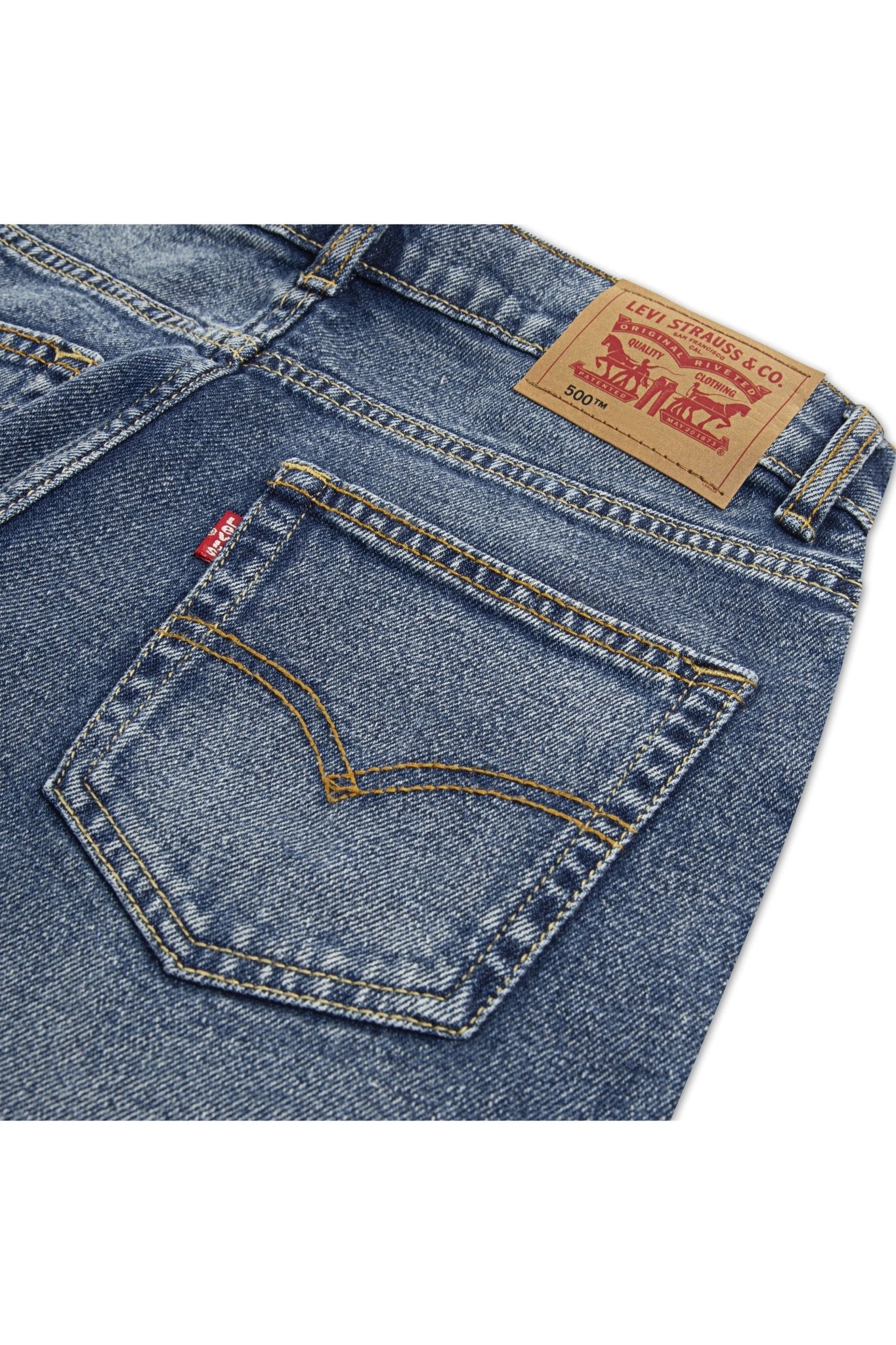 LVB 555 Relaxed Straight Jeans - Burbank van Levi's | Kids Conceptstore Le Fanfare