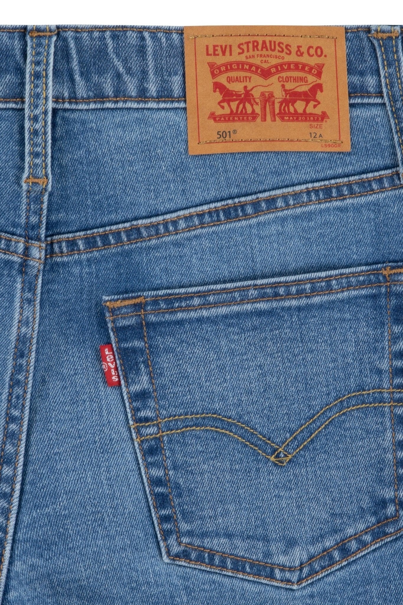 Lvg 501 Original Jeans - Athens Without Destruction van Levi's | Kids Conceptstore Le Fanfare