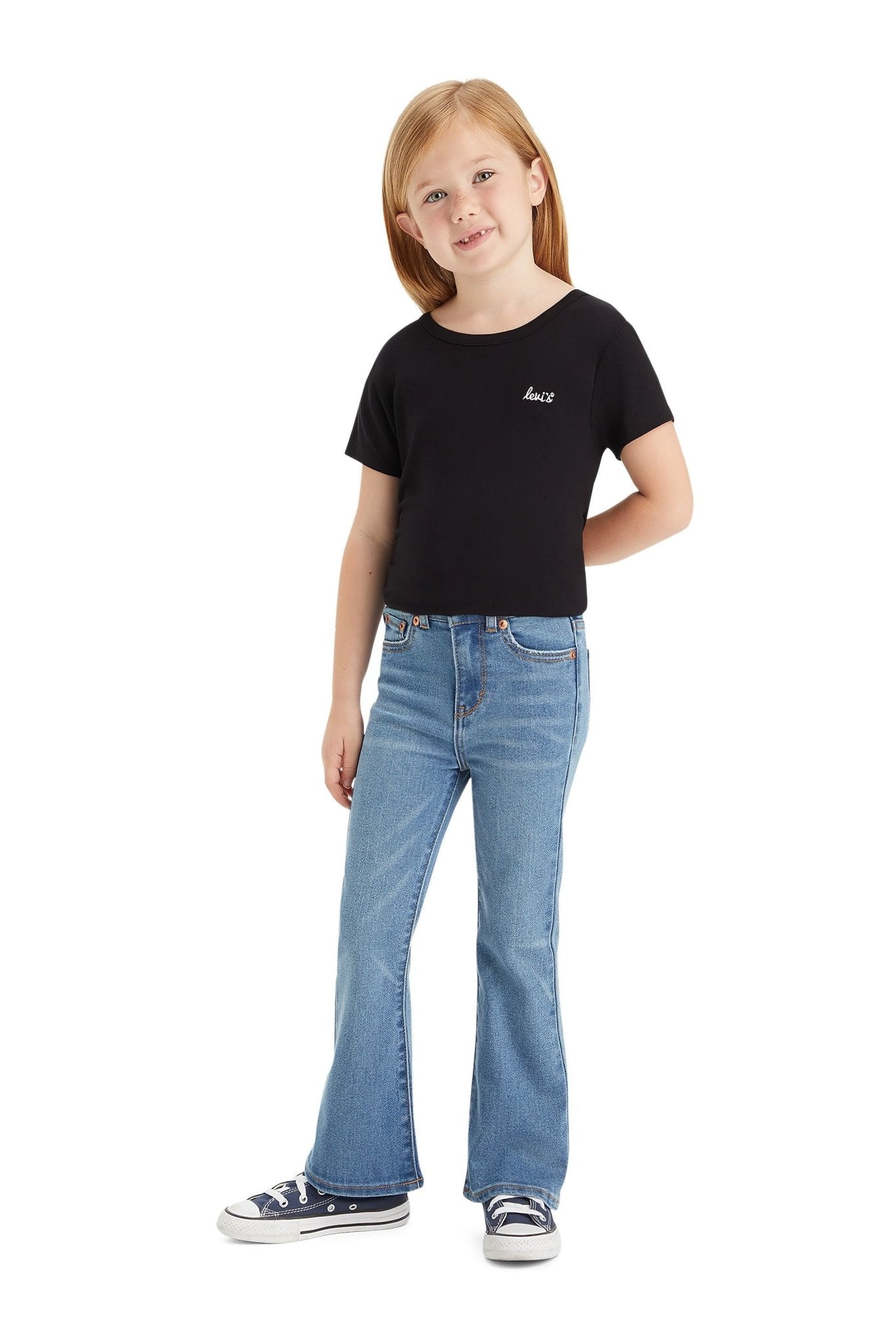 LVG 726 High Rise Flare Jean - Clean Getaway van Levi's | Kids Conceptstore Le Fanfare