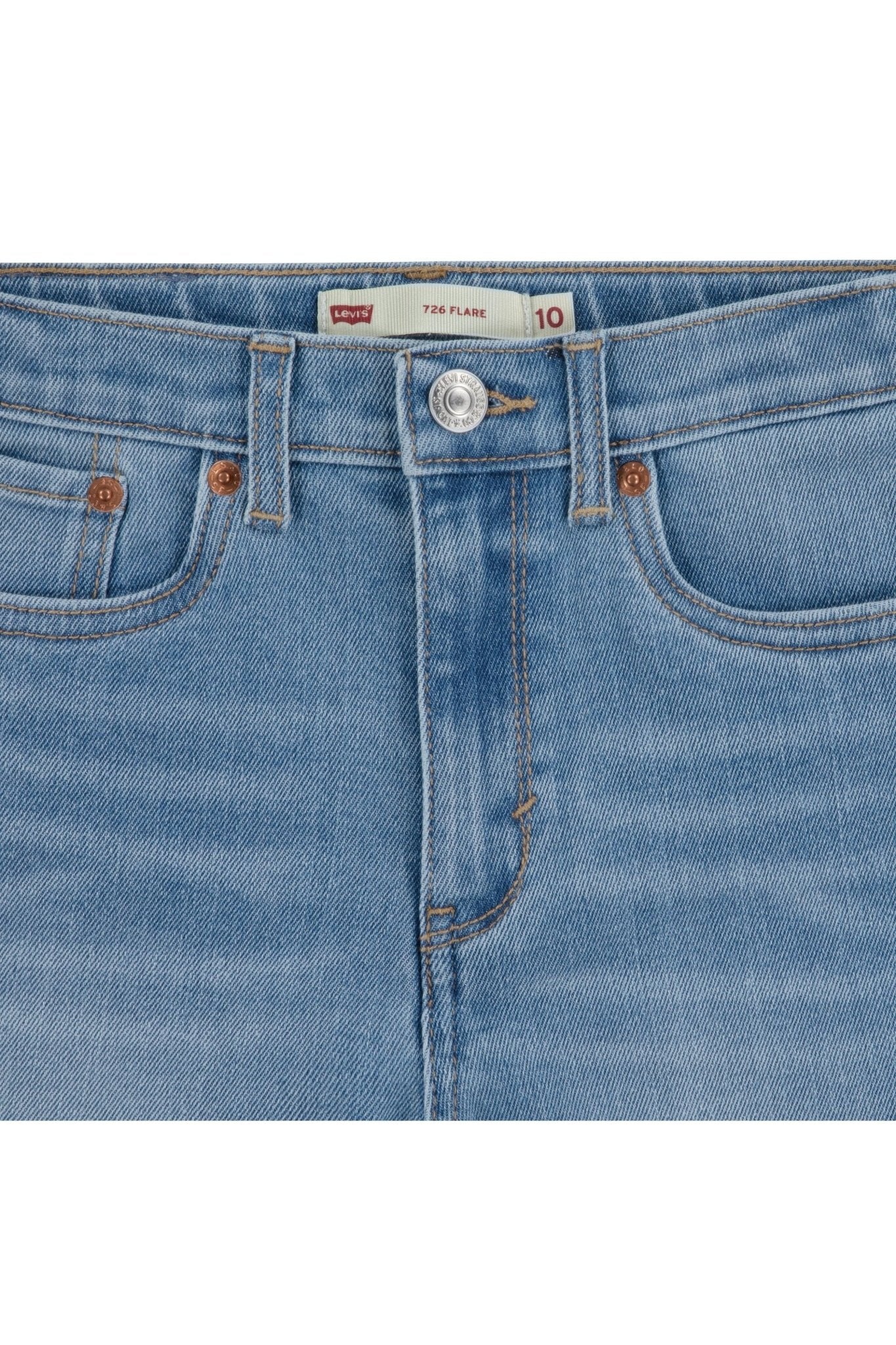 LVG 726 High Rise Flare Jean - Clean Getaway van Levi's | Kids Conceptstore Le Fanfare