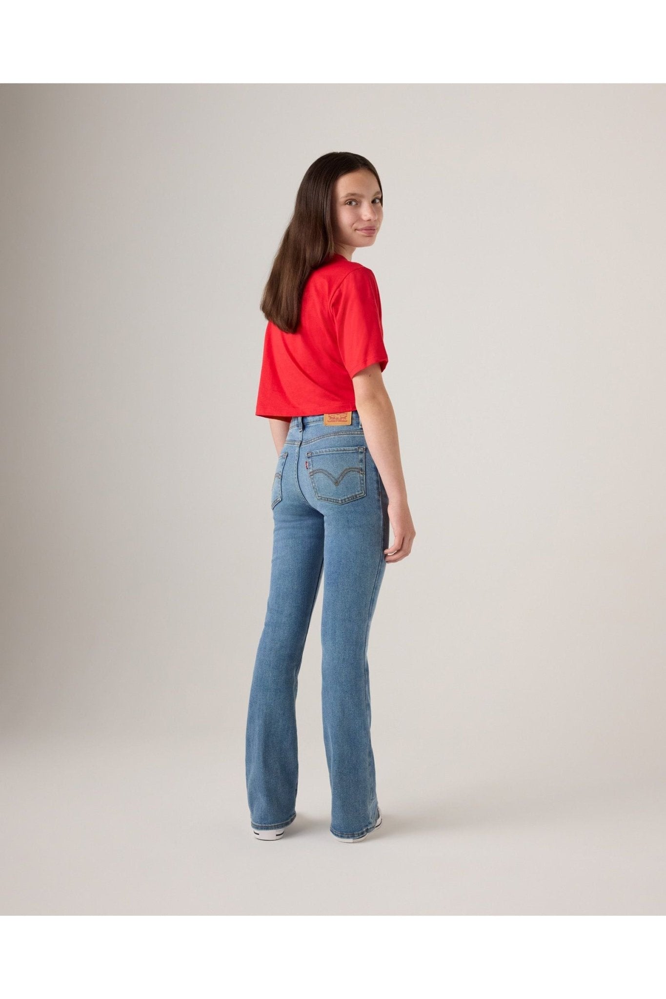 LVG 726 High Rise Flare Jean - Clean Getaway van Levi's | Kids Conceptstore Le Fanfare
