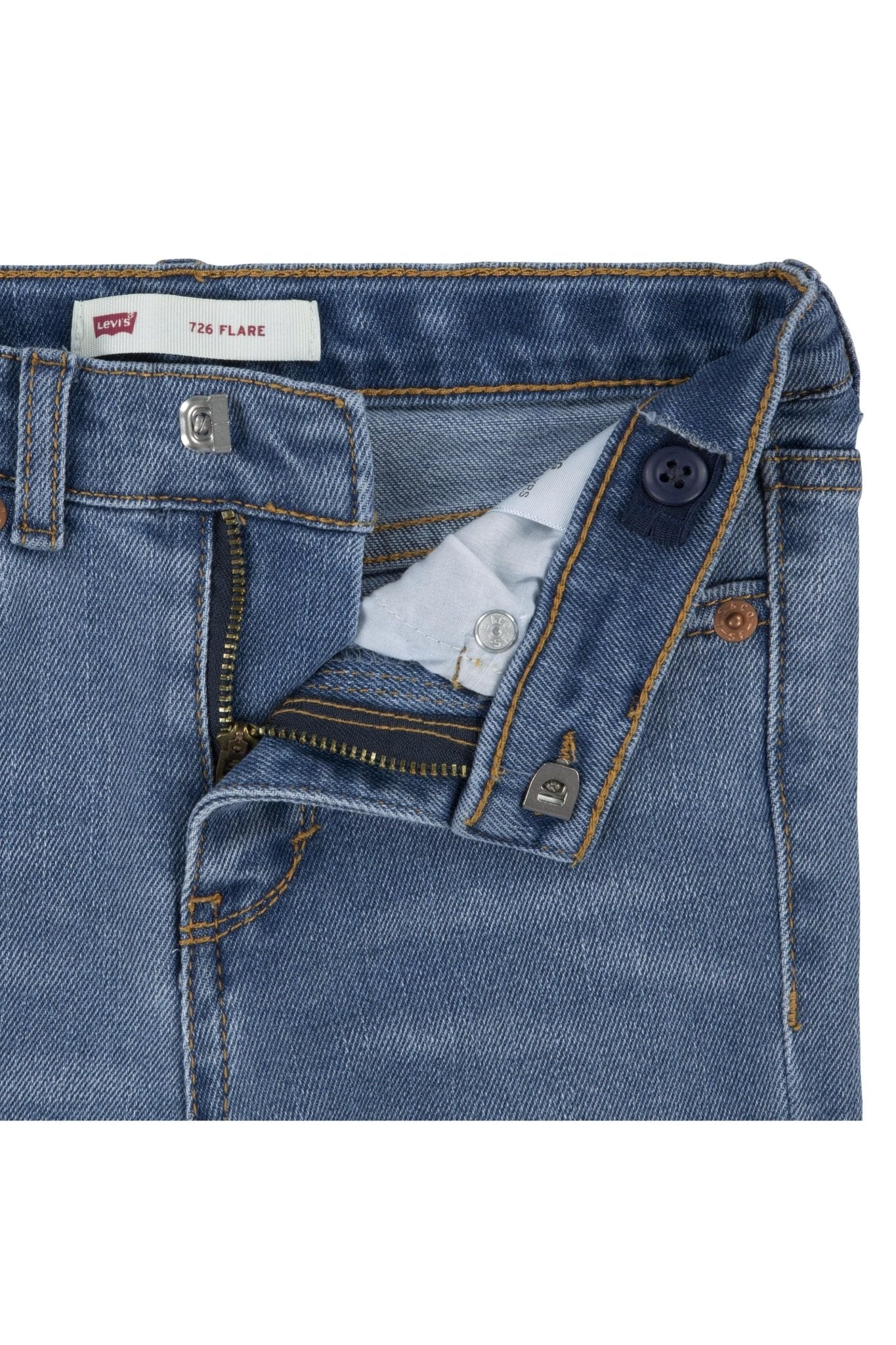LVG 726 High Rise Flare Jean - Clean Getaway van Levi's | Kids Conceptstore Le Fanfare