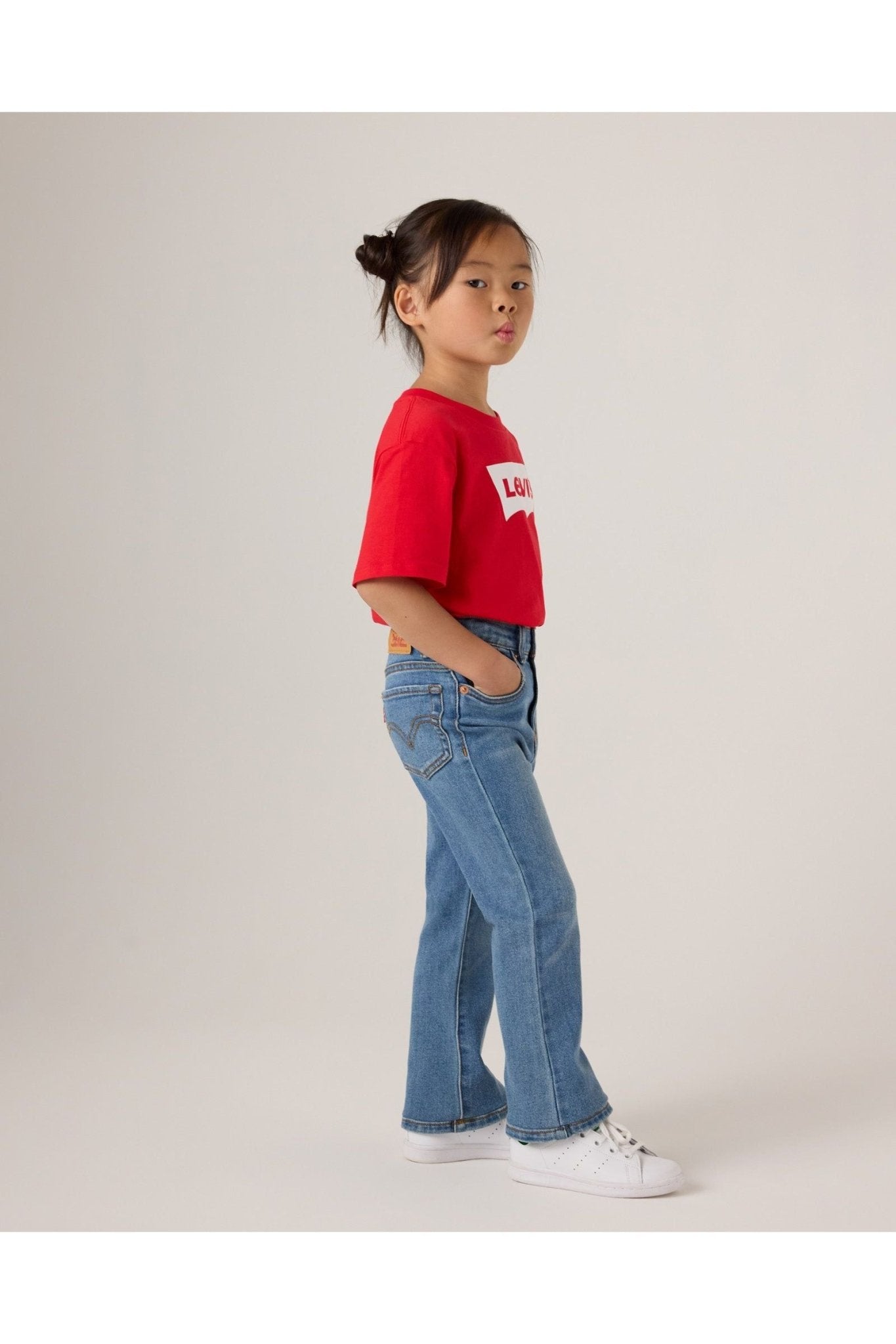 LVG 726 High Rise Flare Jean - Clean Getaway van Levi's | Kids Conceptstore Le Fanfare