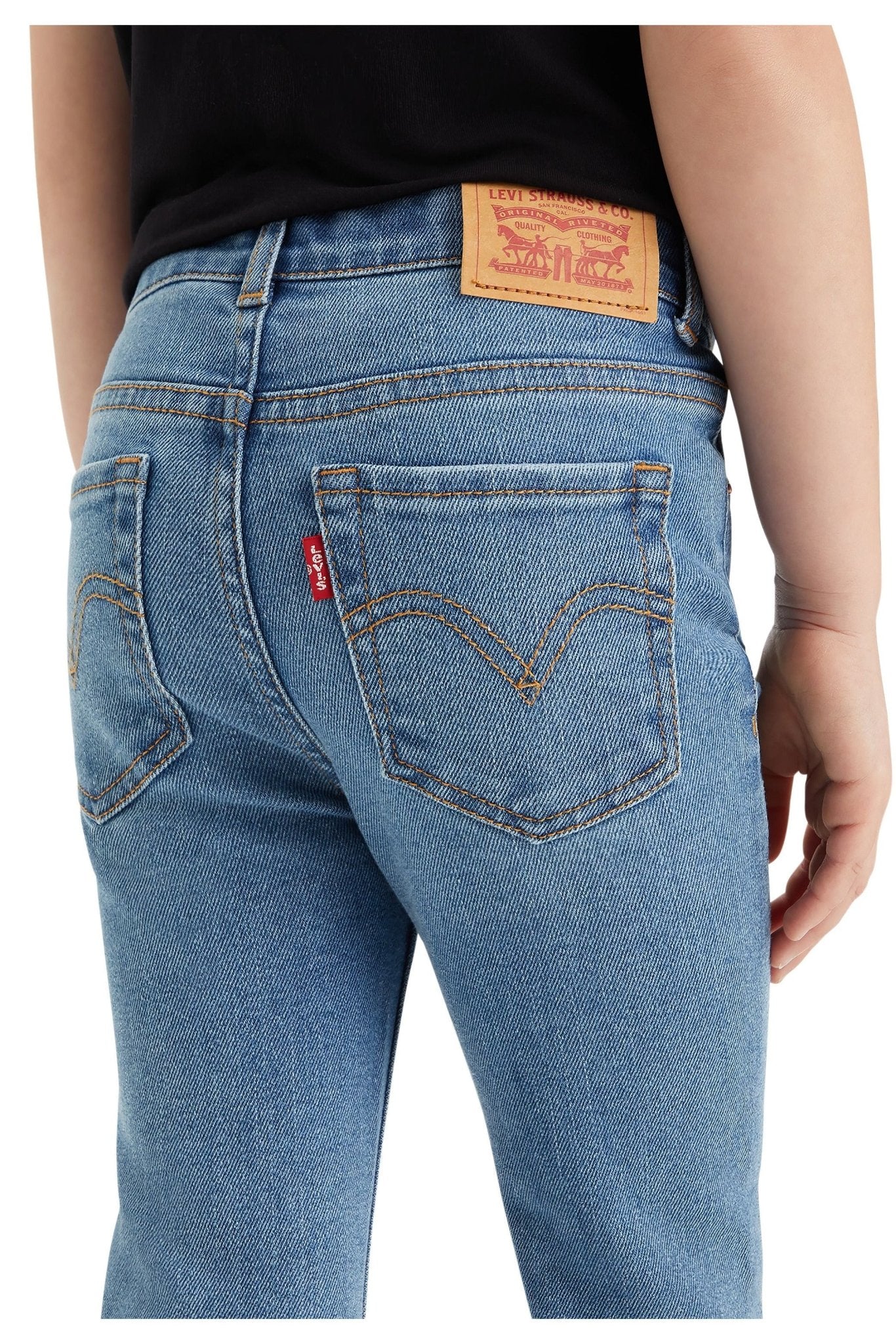 LVG 726 High Rise Flare Jean - Clean Getaway van Levi's | Kids Conceptstore Le Fanfare