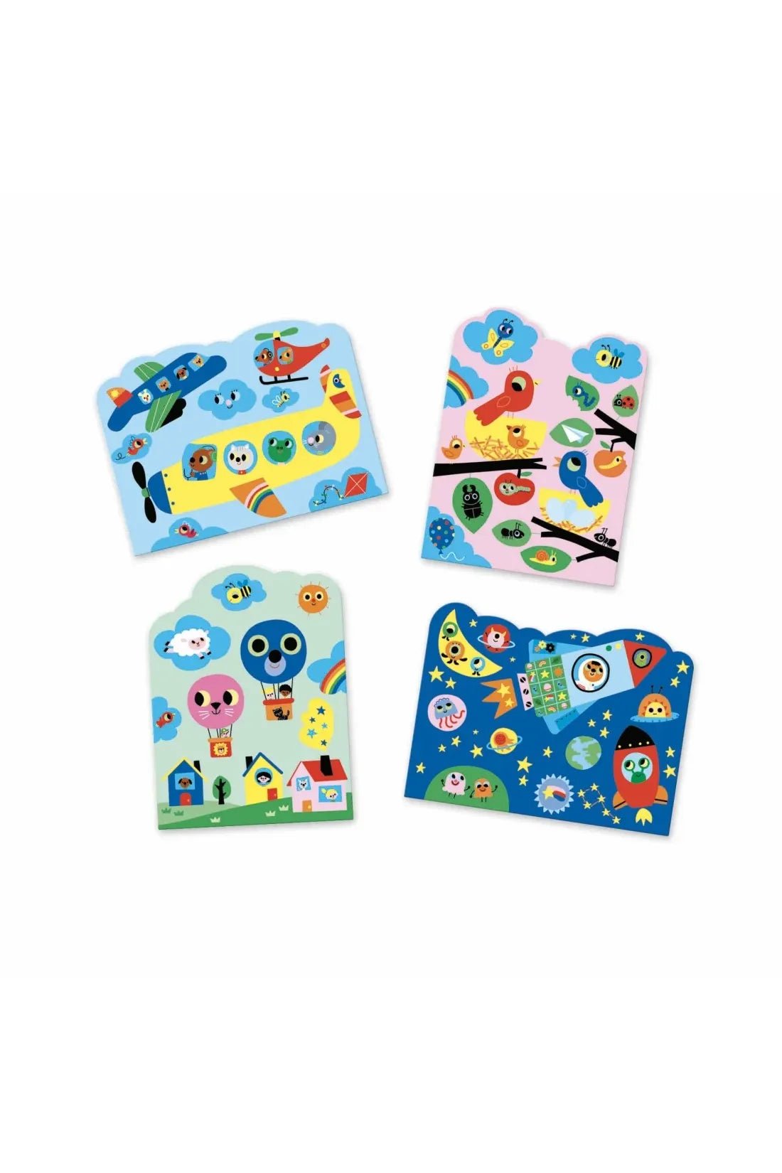 Magisch kleuren. Verborgen in de lucht. van Djeco | Kids Conceptstore Le Fanfare