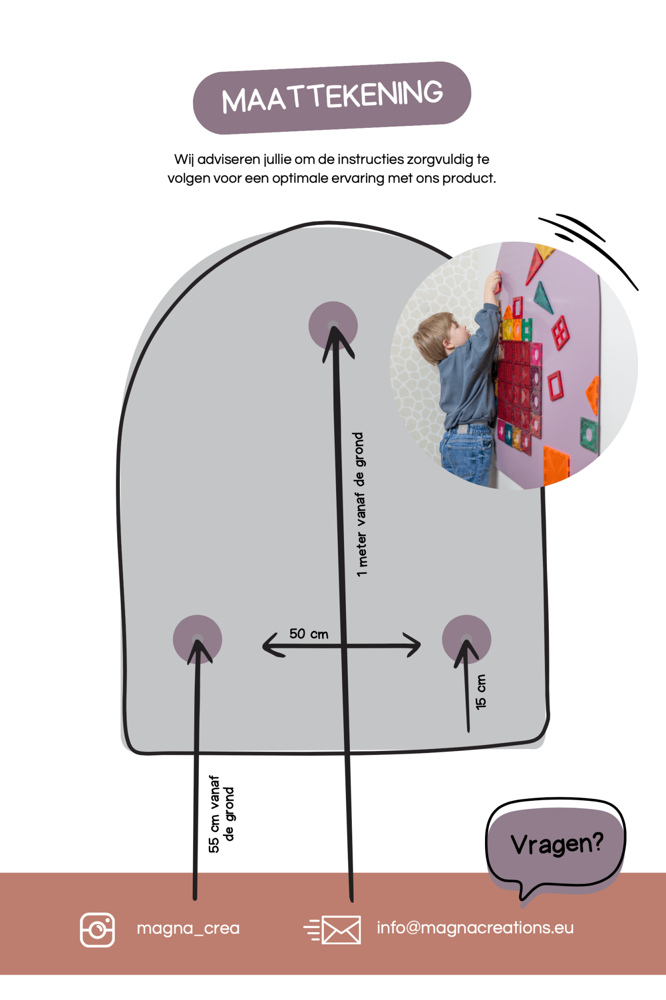 Magna Bow - Perzik van Magna Creations | Kids Conceptstore Le Fanfare