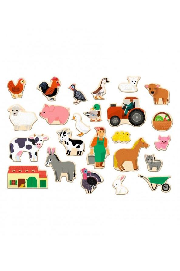 Magneten - Boerderij van Djeco | Kids Conceptstore Le Fanfare