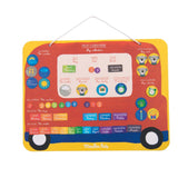 Magnetische kalender (45 magneten) - Les Popipop van Moulin Roty | Kids Conceptstore Le Fanfare