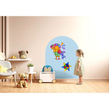 Magnetische Muursticker 95x75cm | Clever Blue van Cleverclixx | Kids Conceptstore Le Fanfare
