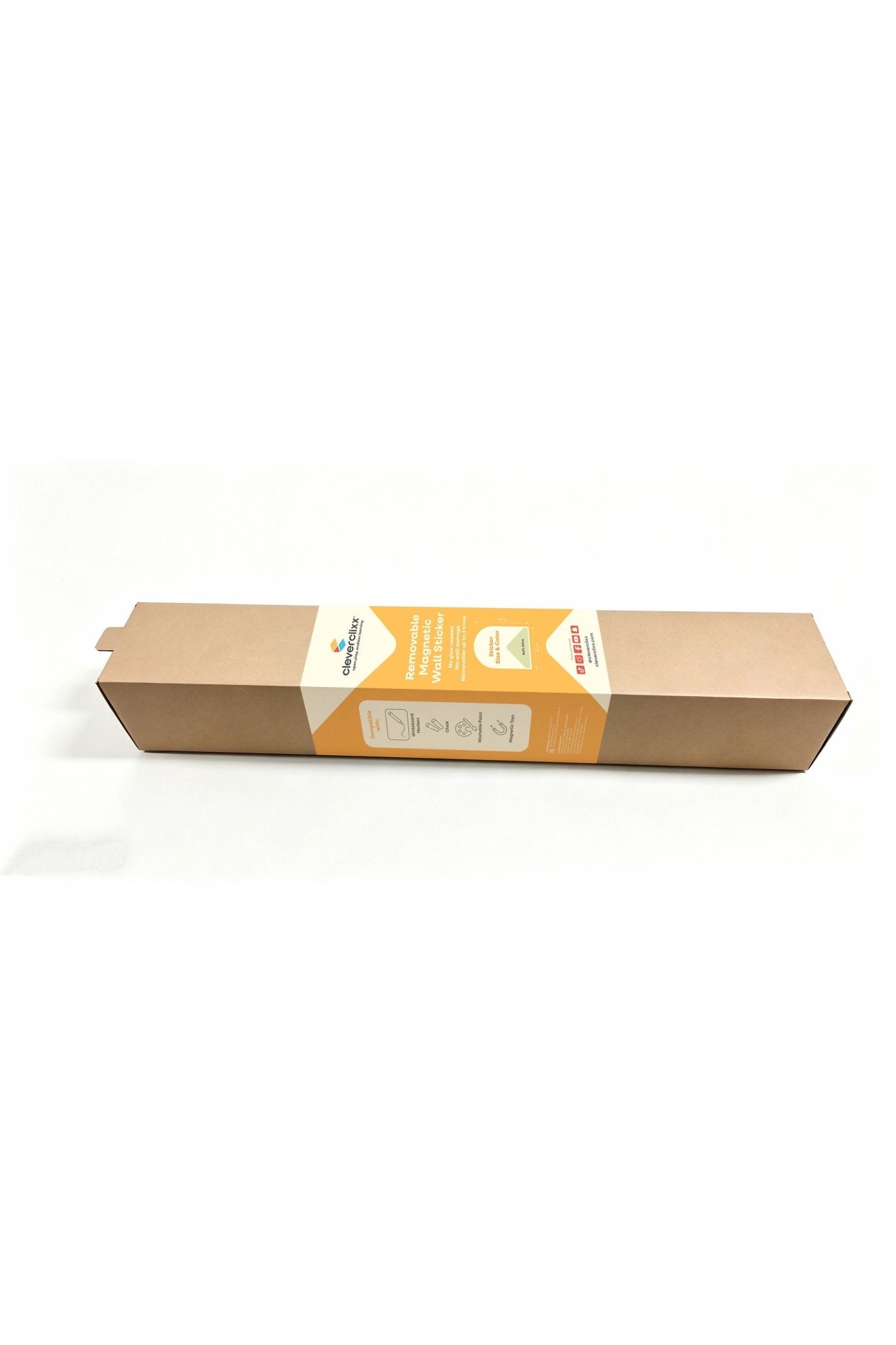 Magnetische Muursticker 95x75cm | Soft Olive van Cleverclixx | Kids Conceptstore Le Fanfare