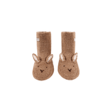 Maicer Merino Wool Booties | Fluffy Bunny - Hazelnut van Donsje Amsterdam | Kids Conceptstore Le Fanfare