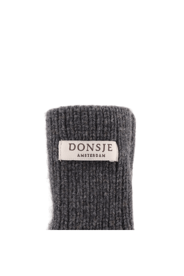 Maicer Merino Wool Booties | Koala - Cloudy Grey Melange van Donsje Amsterdam | Kids Conceptstore Le Fanfare