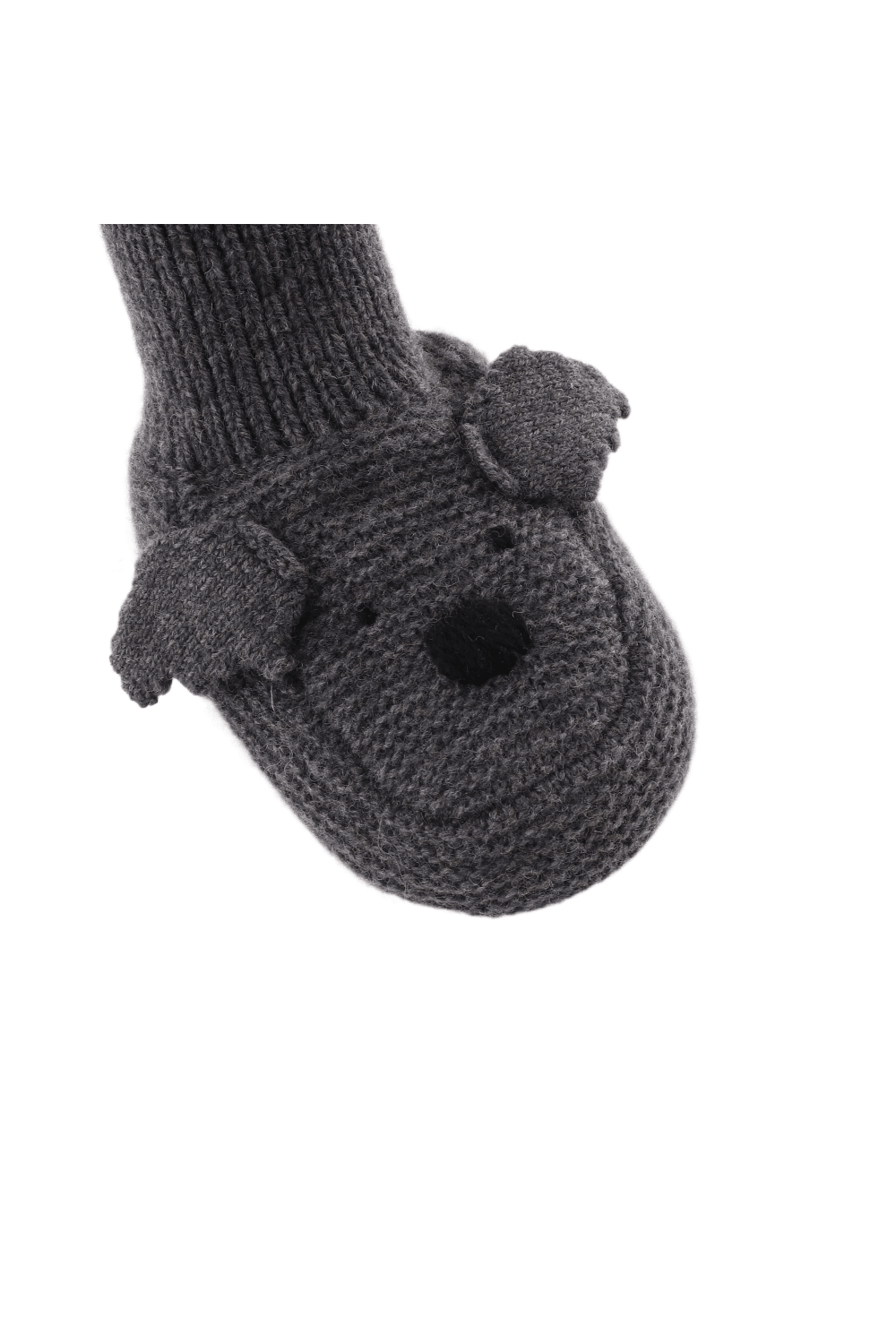 Maicer Merino Wool Booties | Koala - Cloudy Grey Melange van Donsje Amsterdam | Kids Conceptstore Le Fanfare